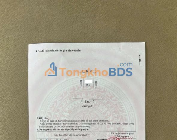 Đất Đấu Giá Cự Khối Long Biên 65m² - Vỉa Hè, Kinh Doanh Đỉnh Cao