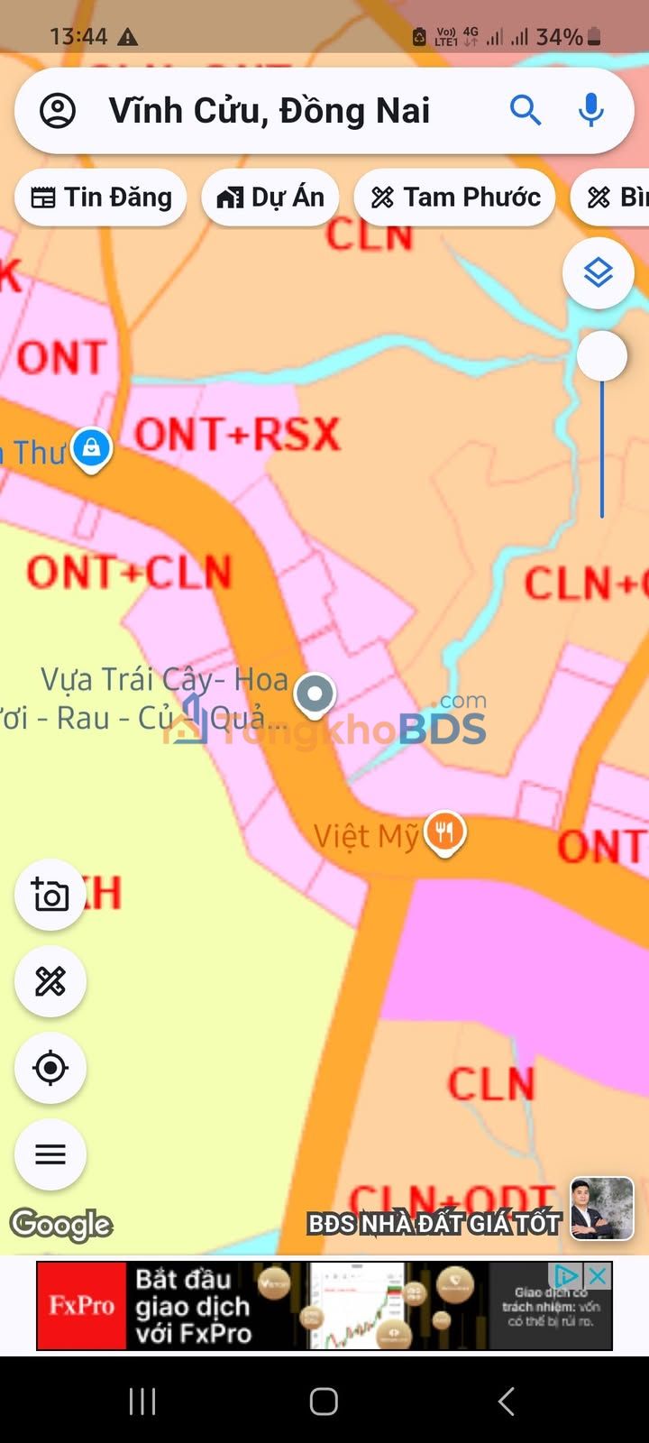 Bán đất 360m² mặt tiền 768 Trị An, Vĩnh Cửu - View suối đẹp, giá 1.4 tỷ