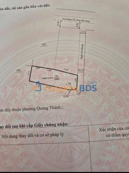 Đất Vườn 238m² Quảng Tiến, Sầm Sơn - Sổ Đỏ Sẵn Sàng