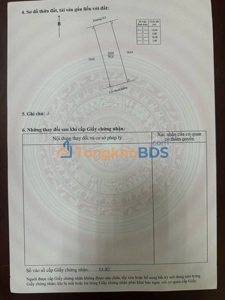 Đất nền Lock Kl.17 Bà Rịa 90m² 2 tỷ - Sổ đỏ chính chủ