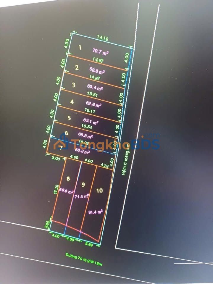 Bán Gấp 3 Sổ Mặt Tiền Đường DT, Phường Long Bình, TP Thủ Đức - 738m² Thổ Cư