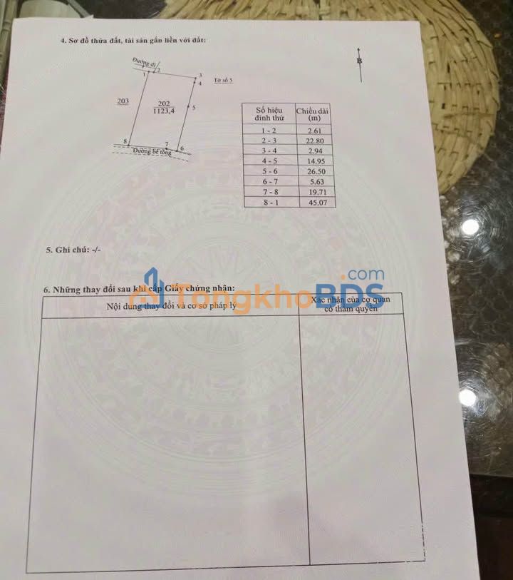 Bán Đất Vườn Tịnh Khê 1123m² (248m² Đất Ở) - Đường Ô Tô Thông Thoáng