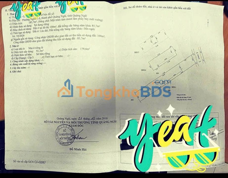 Nhà Mặt Tiền Hẻm 15 Lê Quý Đôn, Quảng Ngãi - 185m² Giá 2.5 Tỷ