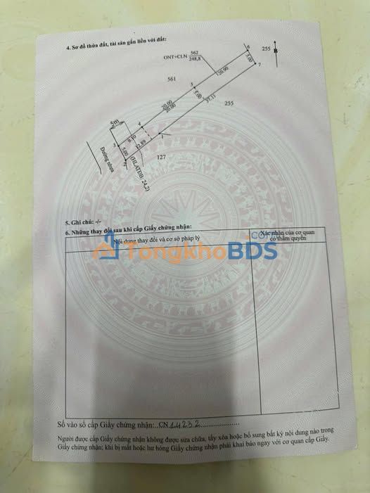 Đất nền Định Thành Dầu Tiếng 250m² - Sổ đỏ chính chủ