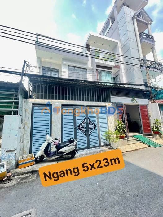 Nhà Mặt Tiền Tân Phú 117m² - Ngang 5m, Sát Siêu Thị GO!