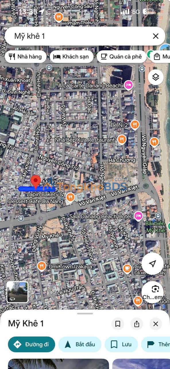 Đất Nền Mỹ Khê 1 Đà Nẵng 93m² - Sát Biển, Giá 16 Tỷ Hiếm Có