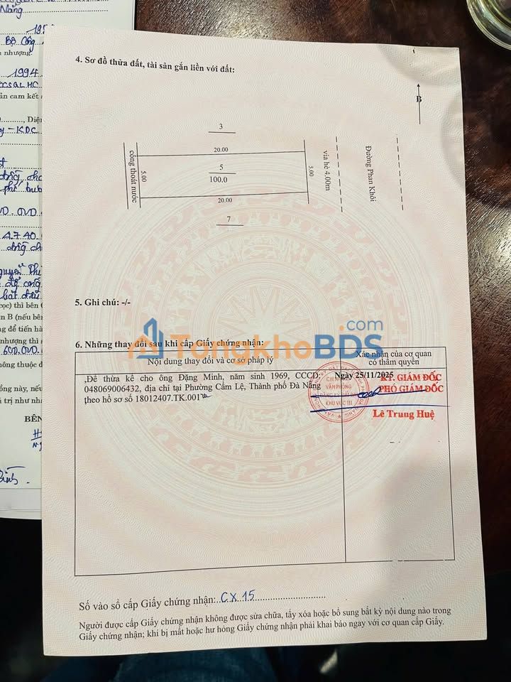 Nhà Phan Khôi Hòa Vang 100m² 5,59 tỷ - Chính chủ bán