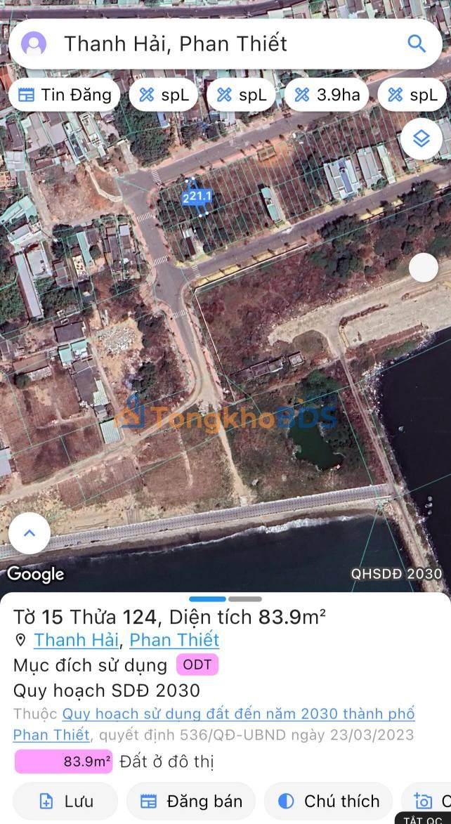 Bán Đất Cảng Thanh Hải Tuy Phong 84m² - Sổ Hồng Sẵn Sàng