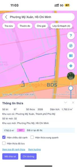 Đất nền Mỹ Xuân 120m² giá chỉ 1.65 tỷ - Sổ hồng riêng, đầu tư sinh lời