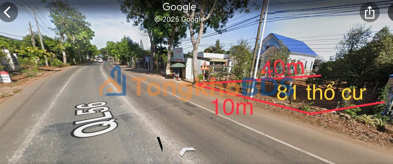 Đất Mặt Tiền QL56 Châu Đức 400m² - Kinh Doanh/Đầu Tư Hời