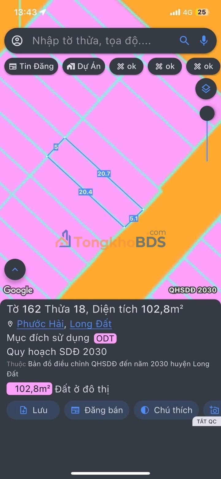Đất Nền Phước Hải 100m² - Sổ Sẵn, Sát Biển, Hướng Đông Nam