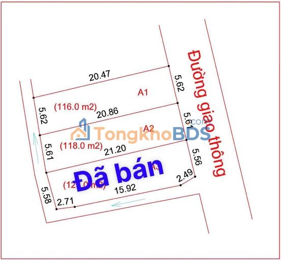 Đất Nền Nghi Trung 116m² - Giá Tốt Nhất Khu Vực, Sổ Đỏ Full Thổ Cư
