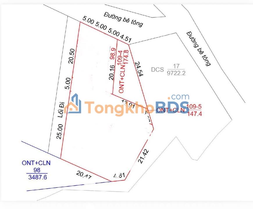 Đất thổ cư 174.8m² mặt tiền 4.5m, nở hậu 13m tại Bảo Hiệu, Ninh Bình - Giá đầu tư tốt