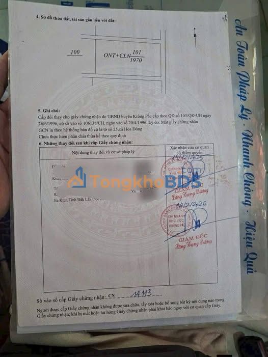 Đất nền Tránh Đông Buôn Ma Thuột 400m² 3.5 tỷ - Sổ đỏ chính chủ