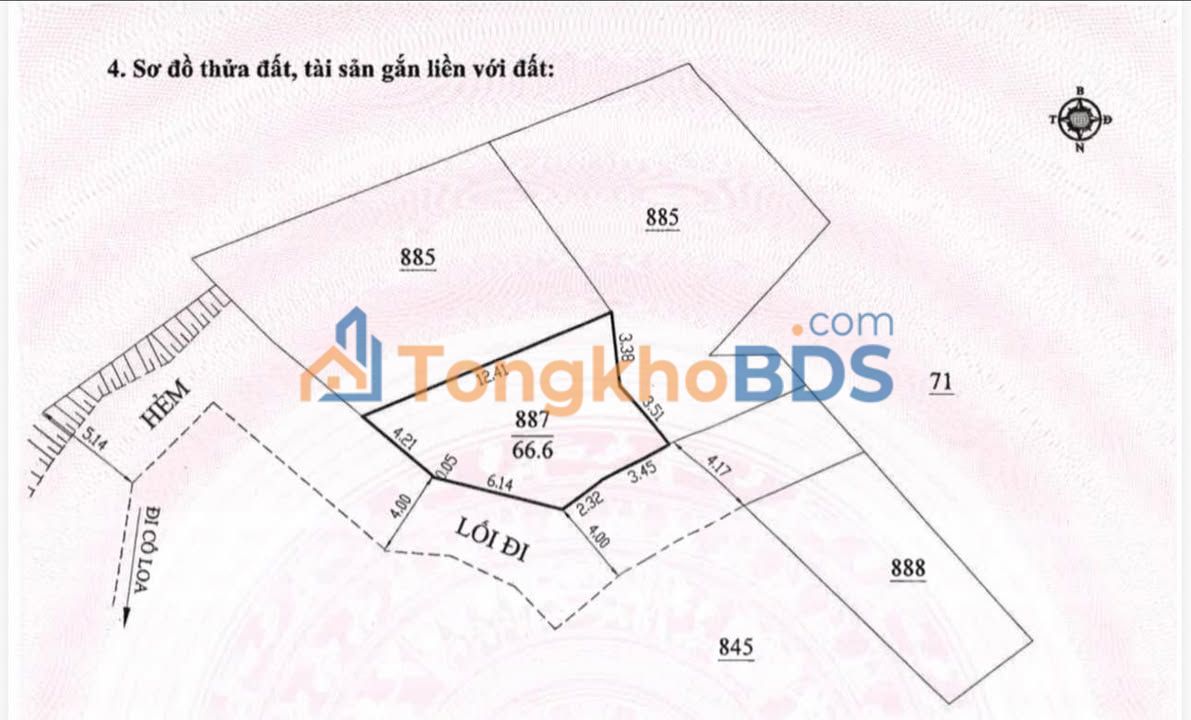Đất Xây Dựng Đà Lạt 66.6m² Mặt Tiền Cổ Loa - Sẵn GPXD, View Đẹp