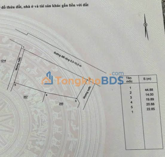 Đất Vàng Diên Phước: 804m² Mặt Tiền 44m, Sổ Hồng Riêng, Giá 4.8 Tỷ