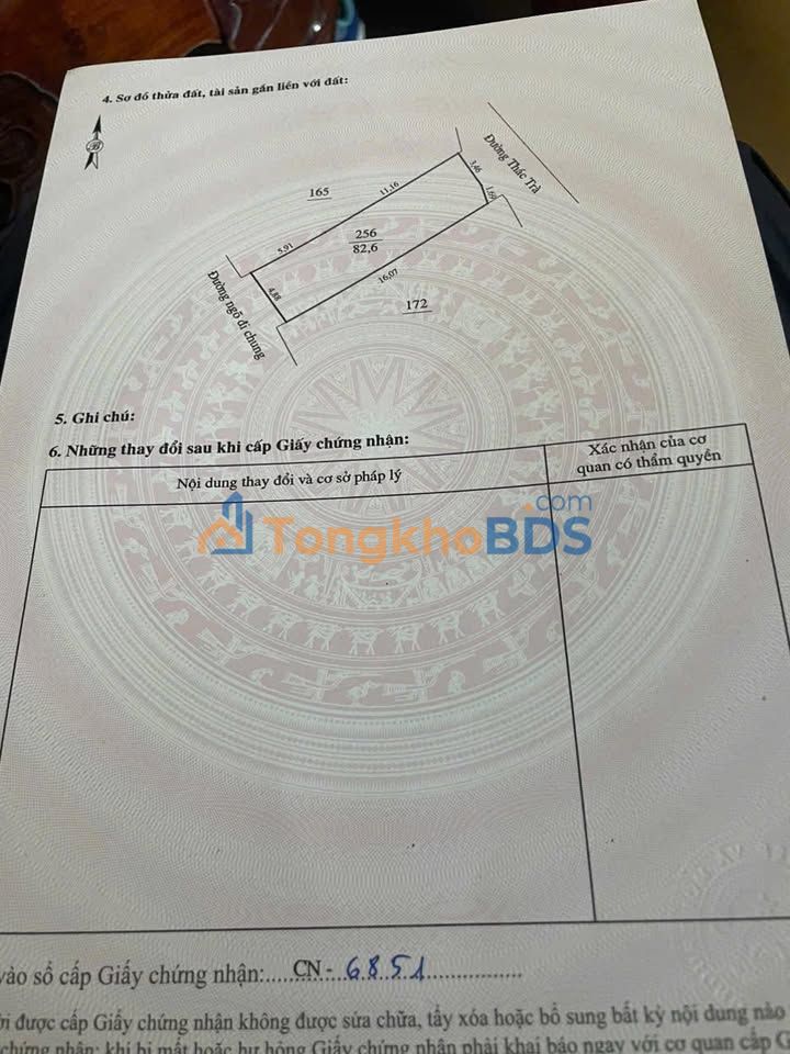 Đất Tặng Nhà Cấp 4 - Thác Trà, Lạng Sơn - 82m² - 1.7 Tỷ - Kinh doanh, An cư