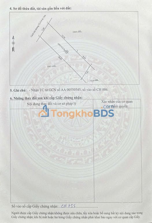 Đất nền Triệu Sơn 210m² 16.17 tỷ - Sổ đỏ chính chủ