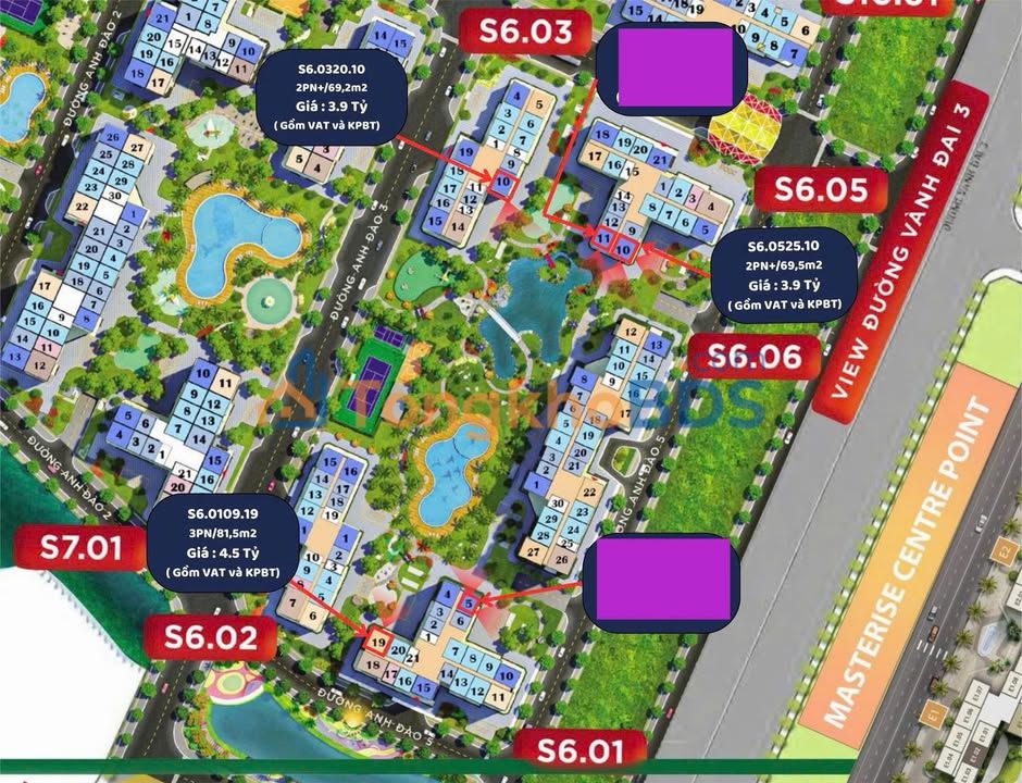 Căn hộ Origami 70m² 2PN - View Nhật Bản 3.89 Tỷ - Sẵn Sàng Vào Ở