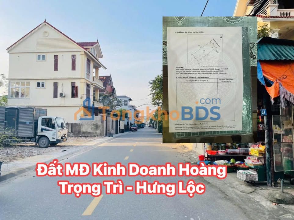 Đất nền Hoàng Trọng Trì Vinh 51.7m² 3.4 tỷ - Đường ô tô kinh doanh