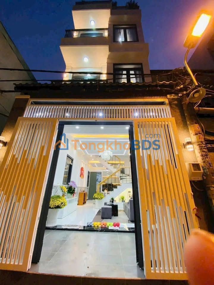 Nhà Hẻm Xe Hơi Huỳnh Tấn Phát, Nhà Bè - Sổ Hồng Riêng, 5PN