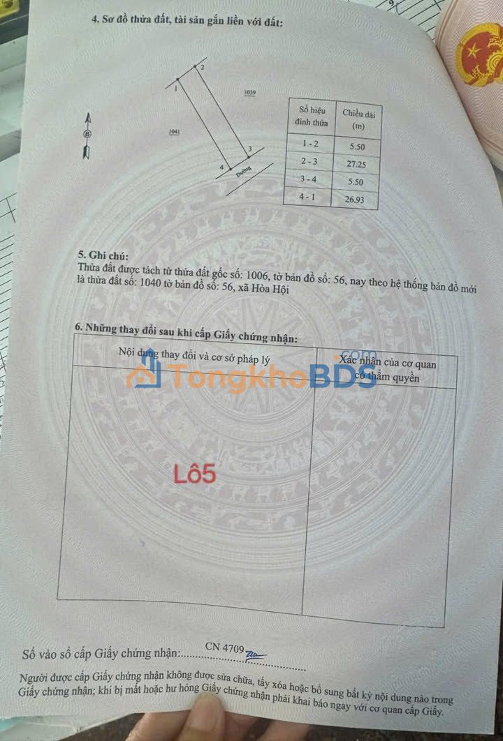 Đất Phù Cát 148m² 3xx triệu - Sổ hồng chính chủ