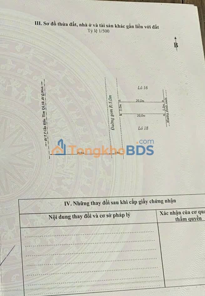 Đất QL10 Kênh Giang 600m² giá thỏa thuận - Sổ đỏ chính chủ