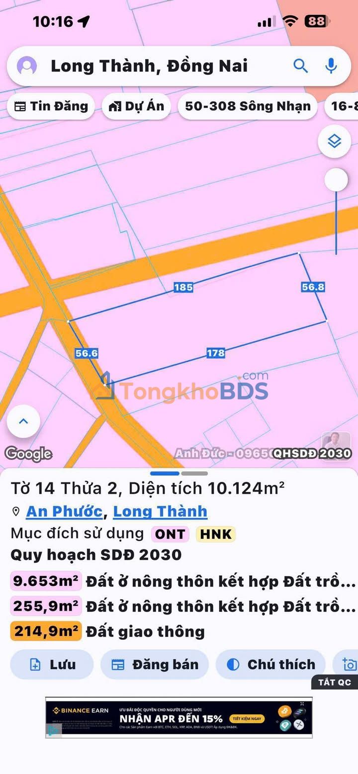 Đất nền Sổ sẵn 200m² tại An Phước, Long Thành - Giá tốt đầu tư