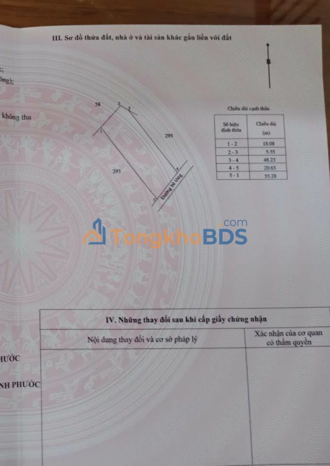 Đất nền Phước Bình Biên Hòa 1.084m² 1,6 tỷ - Pháp lý rõ ràng