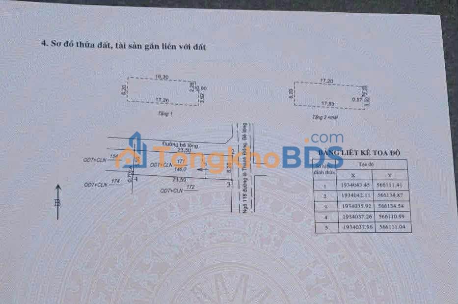 Bán nhà 145.7m² sổ đỏ, 3 tầng kiên cố tại Hải Thành, Đồng Hới - Giá 2 tỷ
