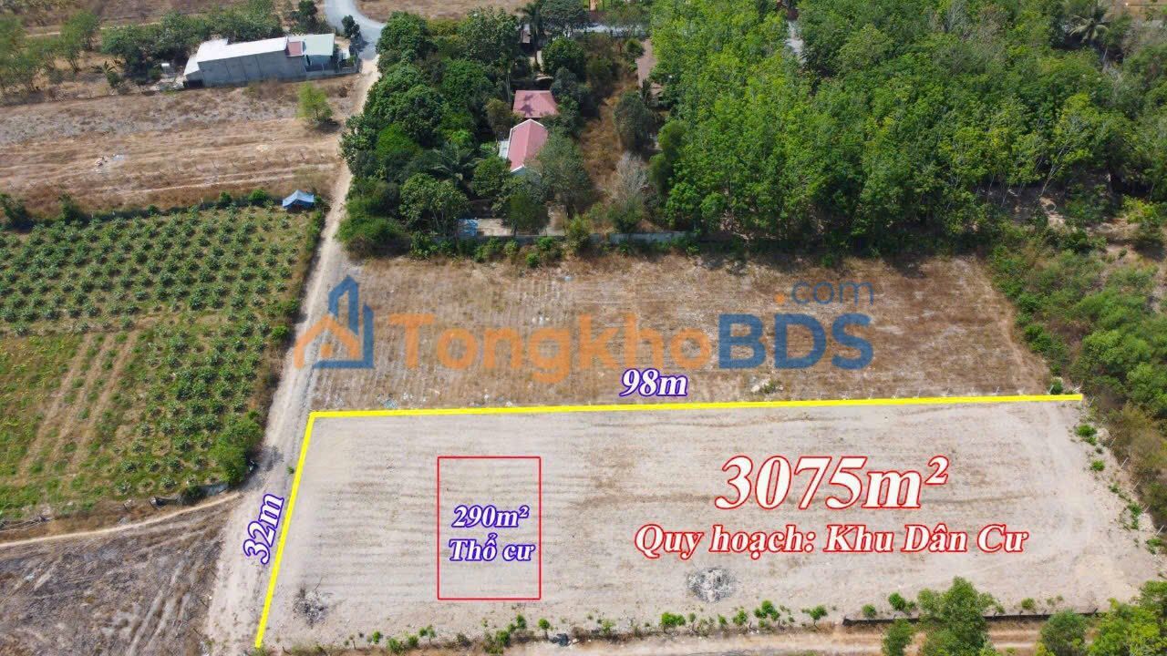 Bán Đất Nhuận Đức Củ Chi 3074m² Sổ Đỏ, Sát Vành Đai 4 - Giá 8.2 Tỷ