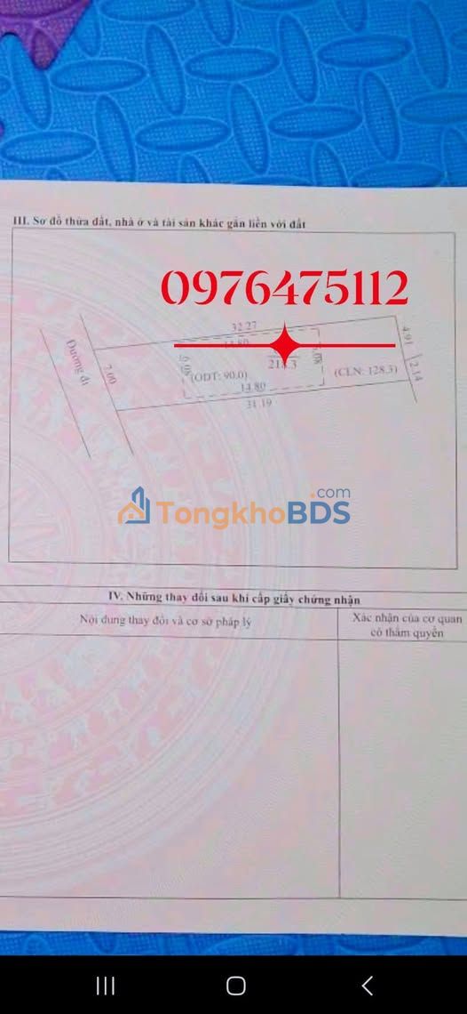 Đất Bắc Lý Yên Phong 218m², 1 tỷ - Chính chủ bán