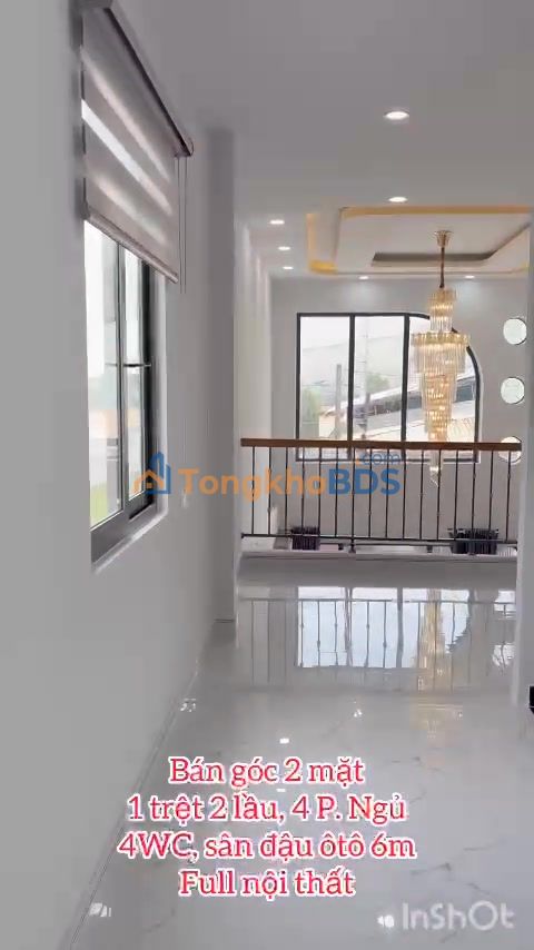 Nhà Góc 2 Mặt Tiền Bến Lức 100m² - Sổ Hồng Riêng, Sẵn Sàng Vào Ở Ngay