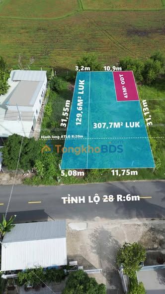 Bán Đất Tỉnh Lộ 28, Hà Tiên - 482.8m² (1.74 Tỷ) - Sẵn Sàng Xây Dựng