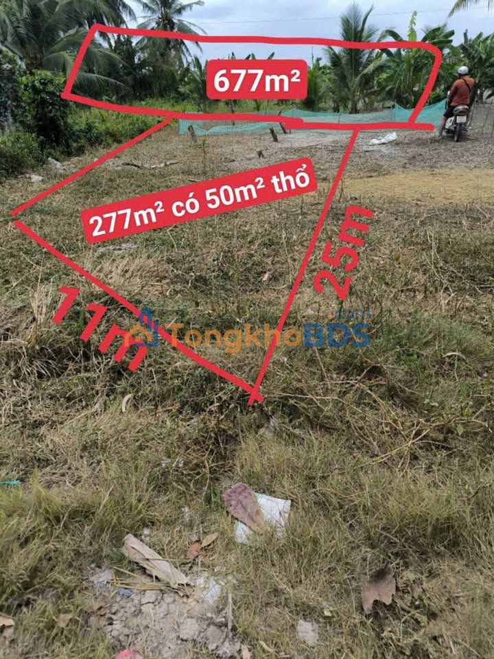 Bán Đất Vĩnh Long 979m² Mặt Tiền Đường Nhựa - Giá 850 Triệu TL