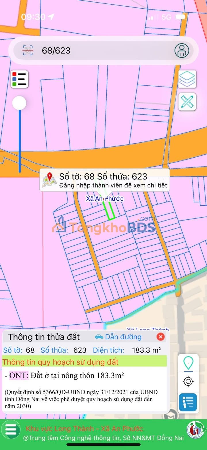 Đất Nền Bùi Thị Xuân Long Thành 188m² - Pháp Lý Rõ Ràng