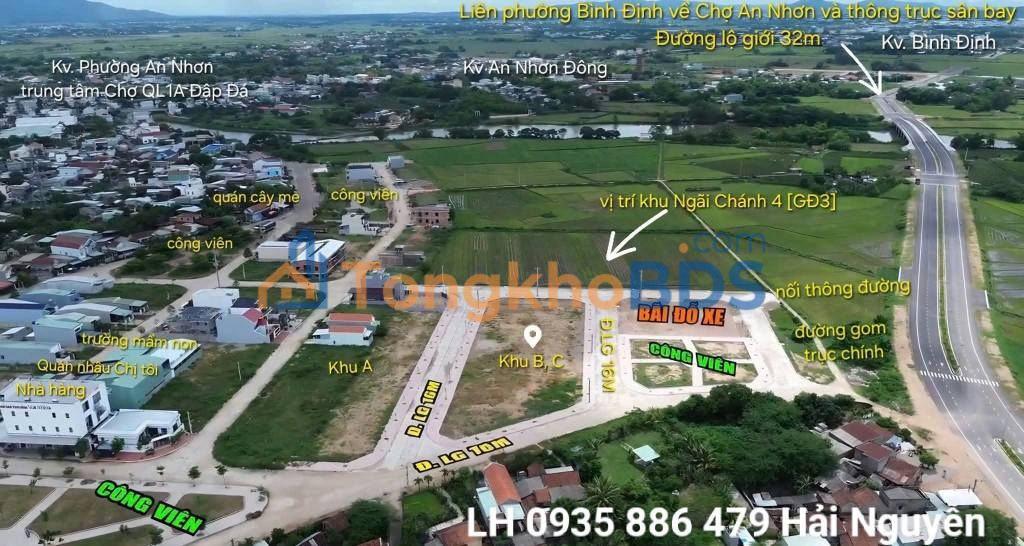 Đất Nền An Nhơn, Gia Lai 100m² - Hướng Tây Nam, Gần Chợ & Sân Bay Phù Cát