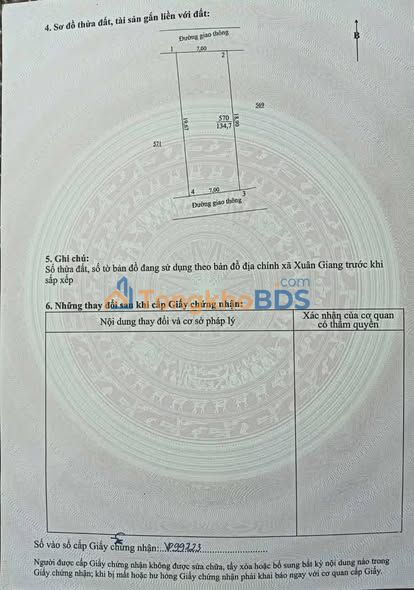 Đất nền Xuân Giang, Hà Tĩnh - 133m² đường trải thảm, dân cư đông đúc, giá chỉ từ 9xx triệu