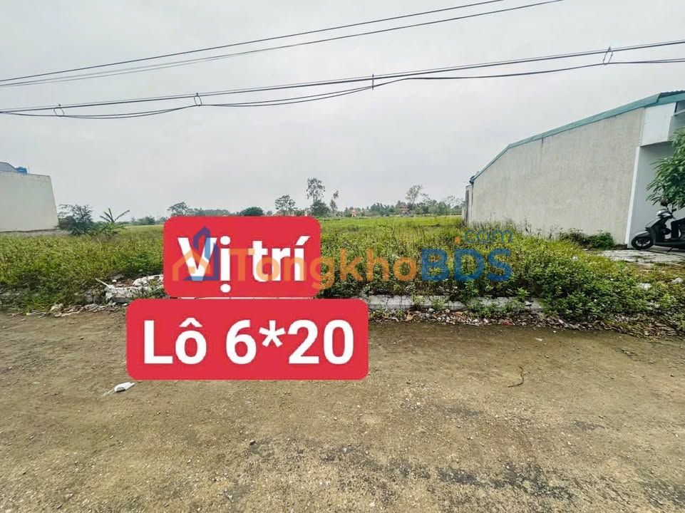 Đất nền 120m² hướng Đông - Trục chính kinh doanh sầm uất Hoằng Hóa