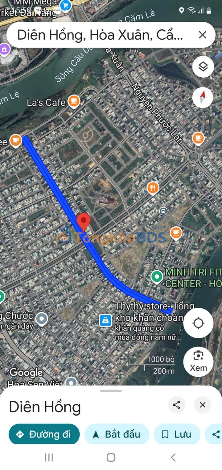 Đất Vàng 100m² Mặt Tiền Đường Diên Hồng, Đà Nẵng - Kinh Doanh/Đầu Tư Đắc Địa