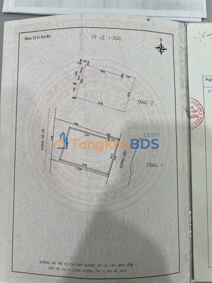 Đất nền Hải Hồ, Hải Châu 211m² 21 tỷ - Sổ đỏ chính chủ