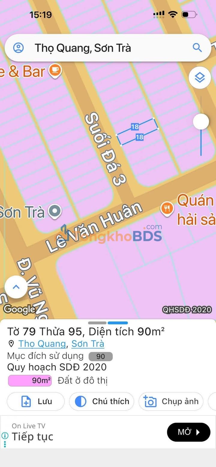Đất Vàng Sơn Trà 90m² - Ngang 5m, Sát Biển, Giá 9 Tỷ