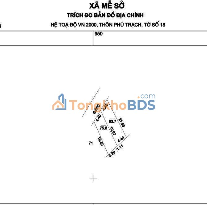 Bán Đất Nền Văn Giang 75.8m² Gần Vành Đai 4 Giá 3.7 Tỷ