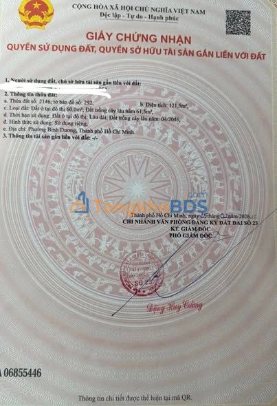 Đất Dx006 Phú Mỹ 122m² 3.15 tỷ - Đất thổ cư sẵn