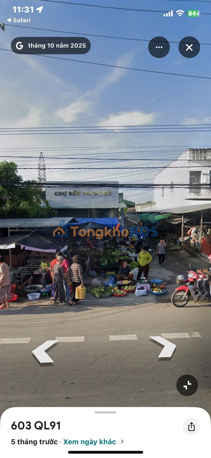 Bán Gấp Nhà Mặt Tiền Chợ Bến Đò Đu Đủ, Ô Môn - 334.5m² Kinh Doanh Sầm Uất