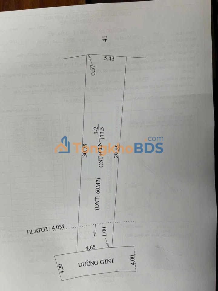 Bán đất thổ cư Cờ Đỏ, Cần Thơ - 168m² nở hậu, giá 390 triệu