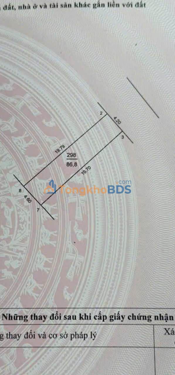 Đất Sóc Sơn 86.8m² - Mặt Tiền Kinh Doanh 8m - Sổ Đỏ Rõ Ràng