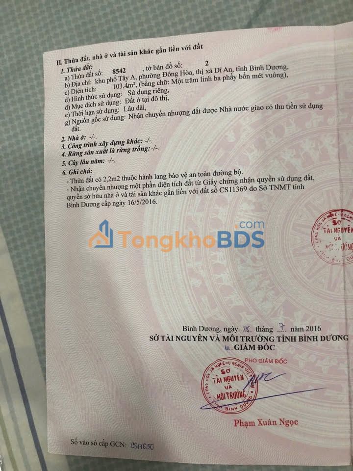 Đất thổ cư 103m² Hẻm Võ Thị Sáu, Quận 3 - Sổ hồng sẵn, giá 4.8 tỷ