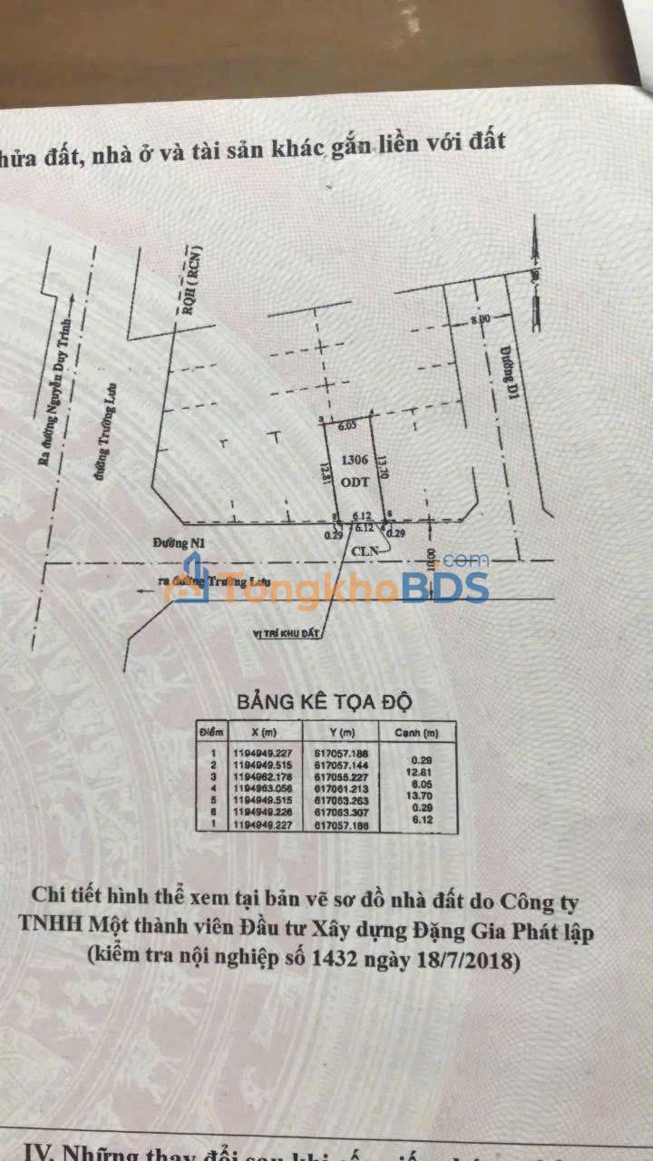 Bán Đất Nền 81.9m² Sổ Hồng Riêng, Phường Long Trường, TP Thủ Đức - Giá 5.7 Tỷ