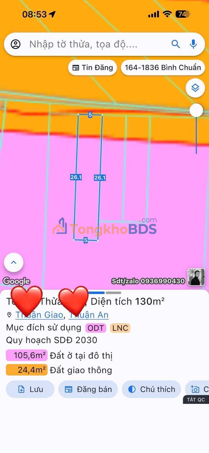 Bán Gấp Kiot Kinh Doanh Thuận An, Bình Dương - 130m², 2.35 Tỷ